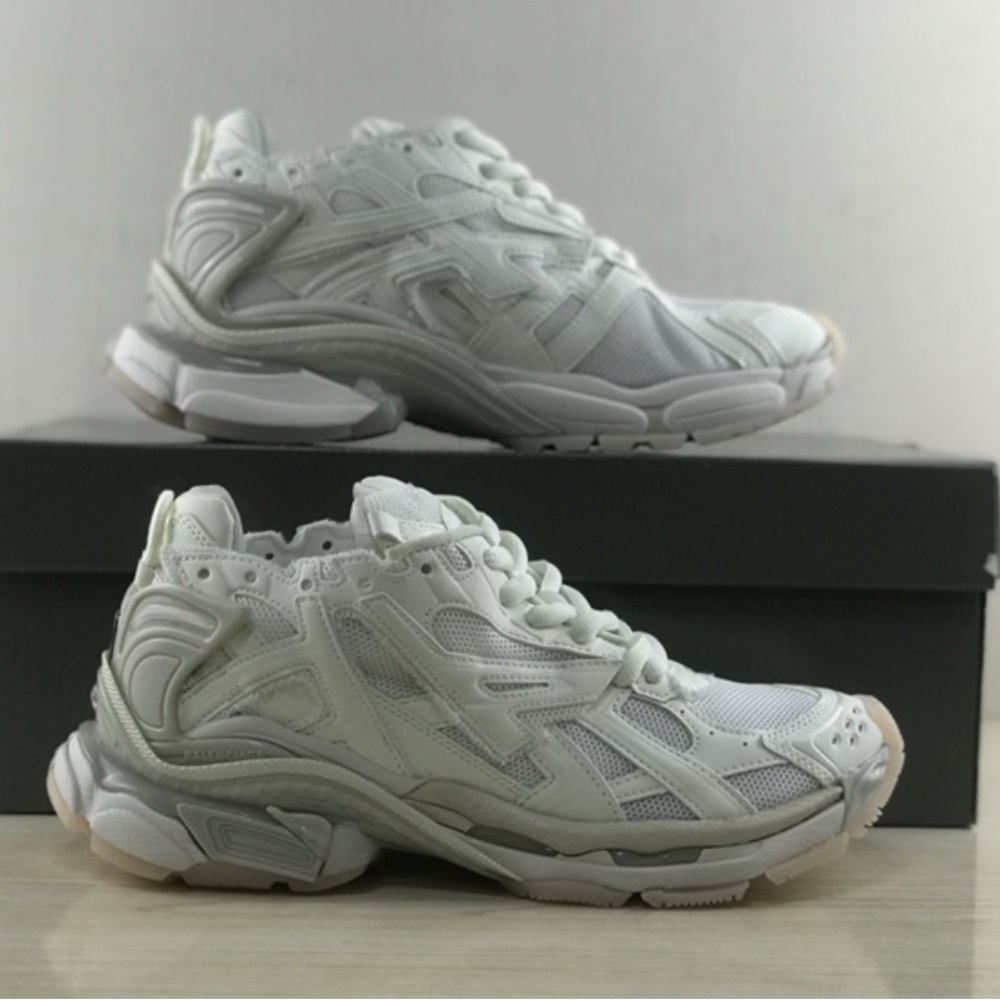 Balenciaga White and Gray Sneakers